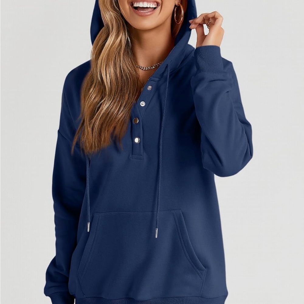Classic Navy Women's Hoodie